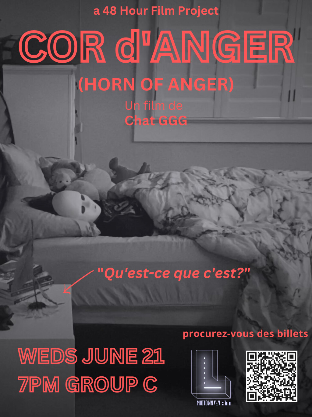 Filmposter for Con d'Anger (Horn of Anger)